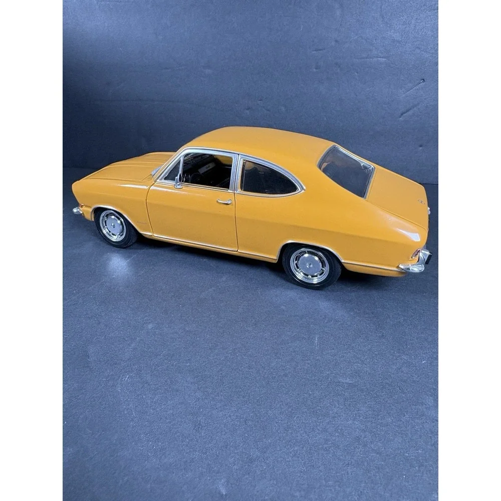 Revell Opel Kadett LS Coupe 1:18 Diecast Model Car Yellow w/ Box Display Base